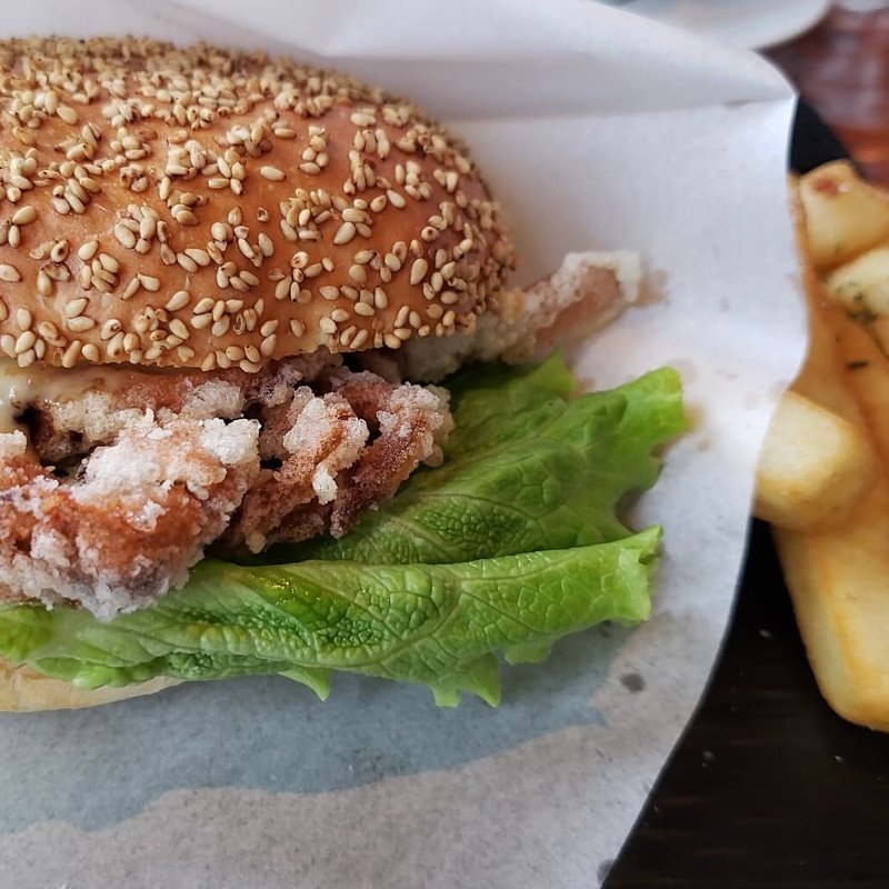 ソフトシェルクラブバーガー(イル・キャンティカフェ)