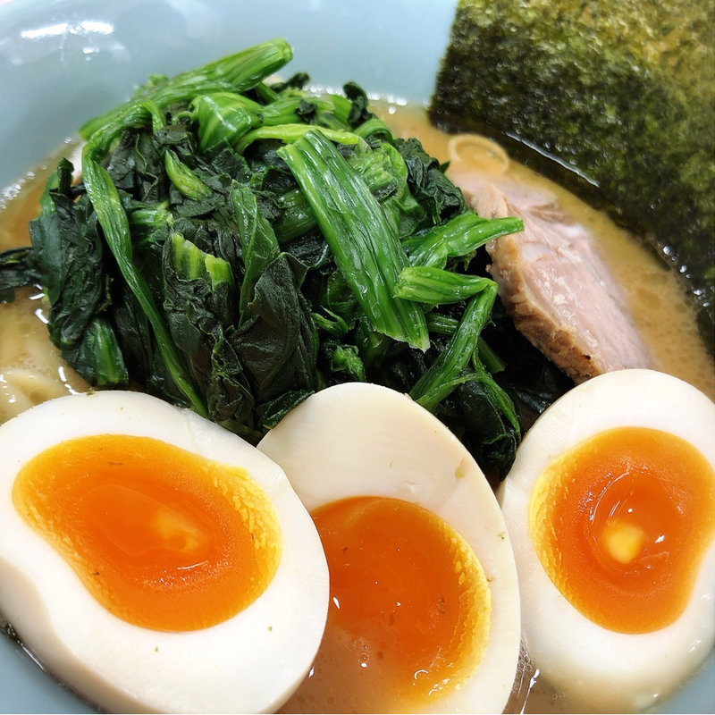 レディースほうれん草(横浜ラーメン 武蔵家 御茶ノ水店)
