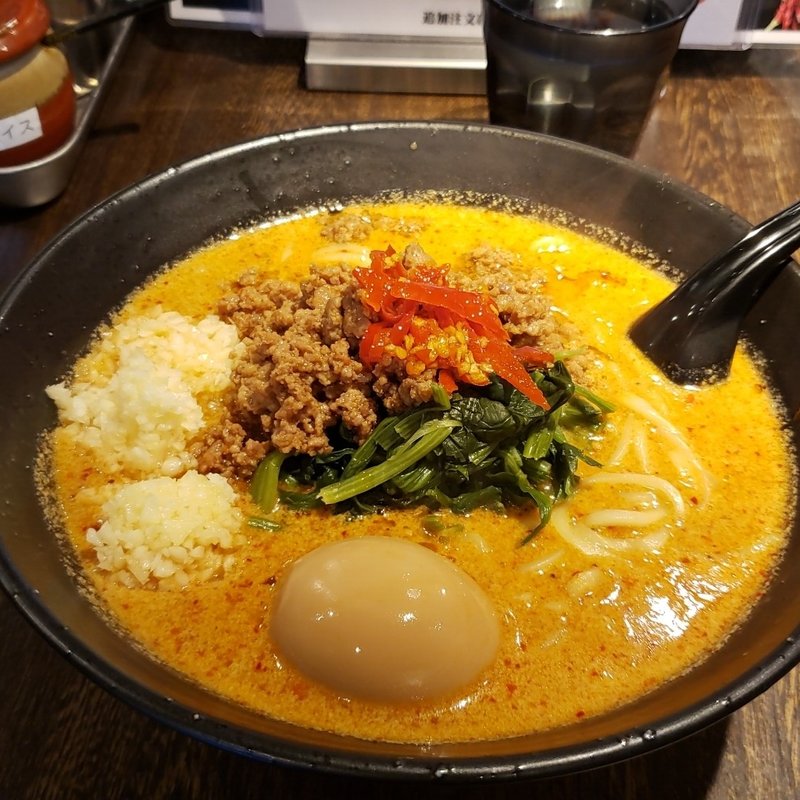 地獄の担担麺中級編(地獄の担担麺 天竜藤沢店)