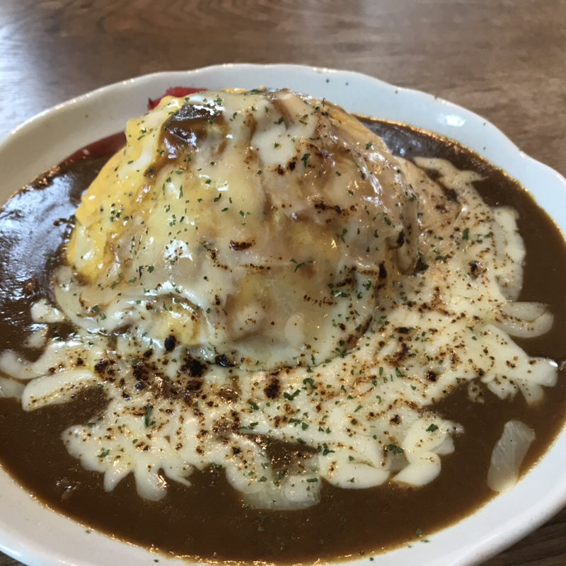オムカレー(チーズトッピング)(ビストロ ふうか )