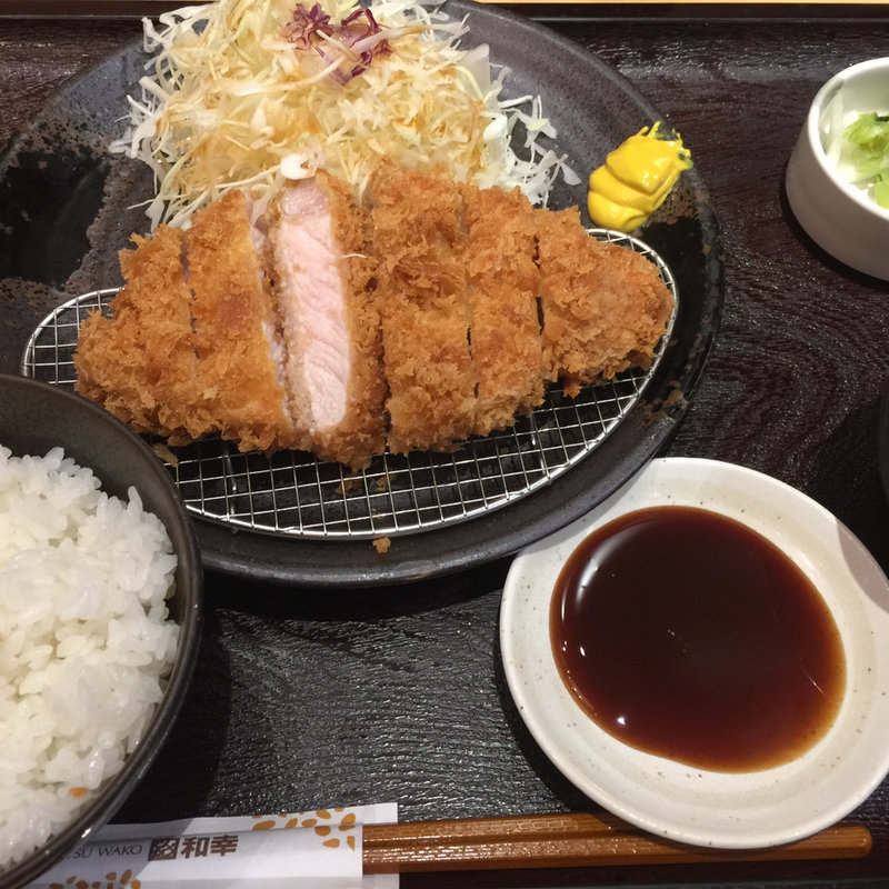 ロースかつ御飯(とんかつ和幸)
