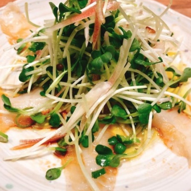 エンガワのカルパッチョ(大福池袋)