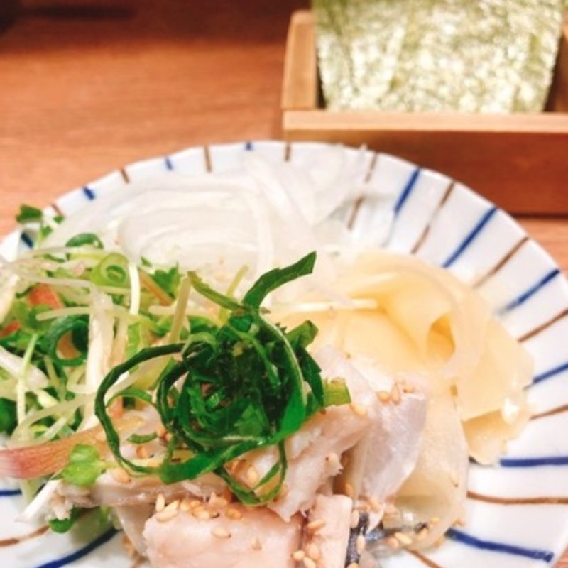 しめサバ ガリ手巻き(大福池袋)