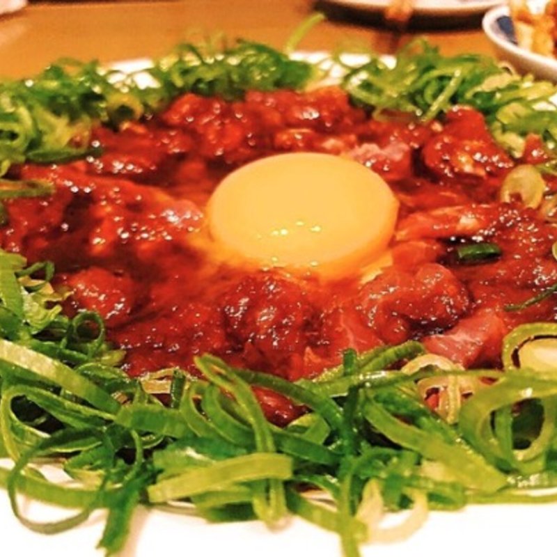 凄い！！馬肉ユッケ(大福池袋)