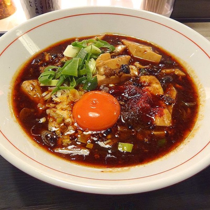 鶏殻麻婆麺(麻婆麺専門店 マジン 天満店)