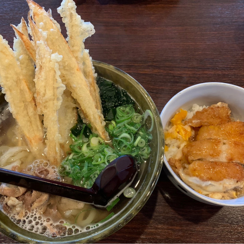 王子セット(大地のうどん 福岡東店)