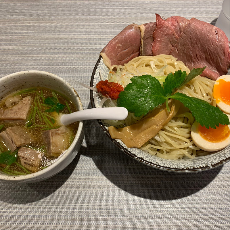 牛づくし清湯つけ麺　肉増し(だし廊 Mix 3号店)