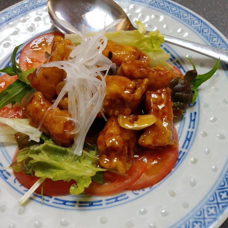 黒酢酢豚(赤玉亭)