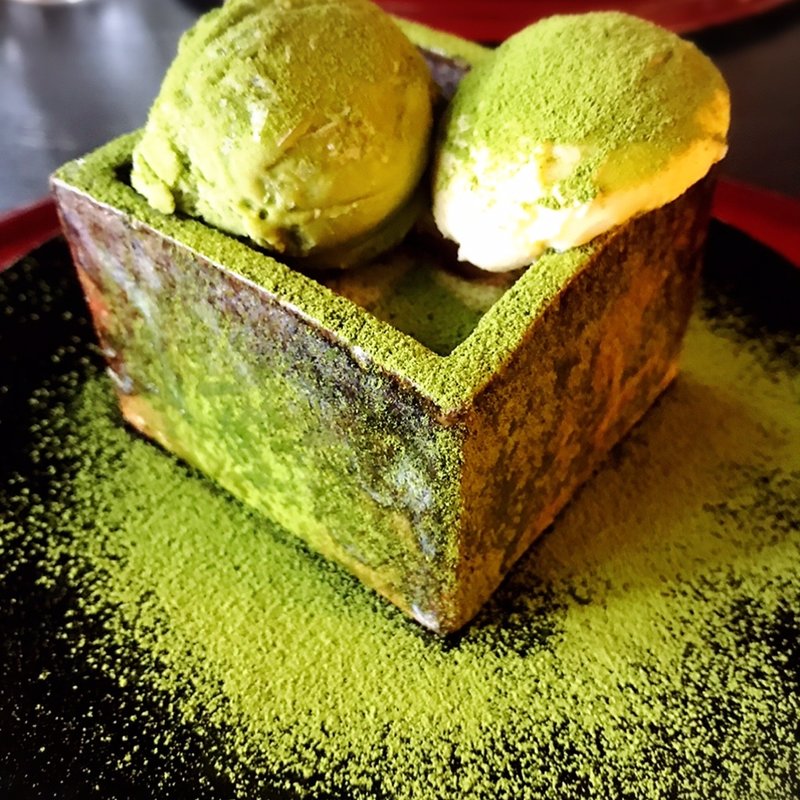 抹茶パフェ(点心庵)