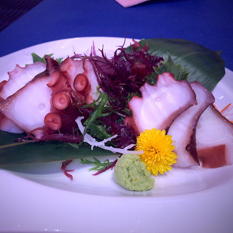 志津川タコ刺し(南三陸 ホテル観洋)