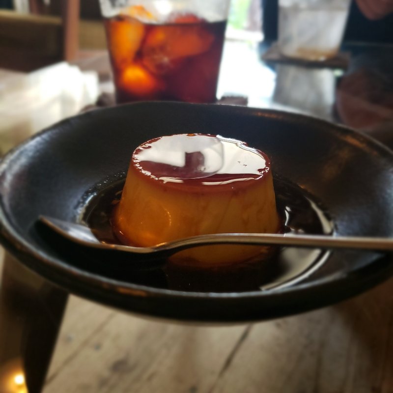 自家製プリン(喫茶ミンカ)