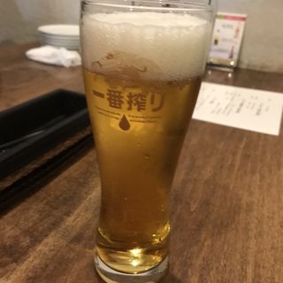 生ビール　一番搾り(ピッコロモンド・ヤマダ （Piccollo Mondo Yamada）)