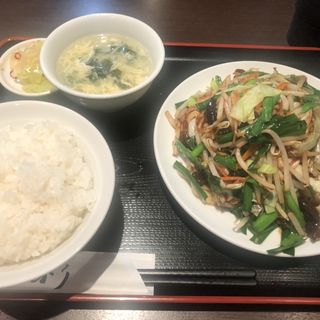 日替わり定食B肉野菜ため(龍驤)