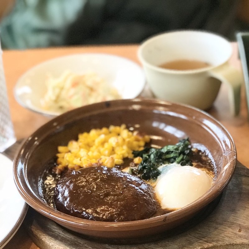 まろやかデミグラスソースのハンバーグ(ライス小)(サイゼリヤ 四葉店)