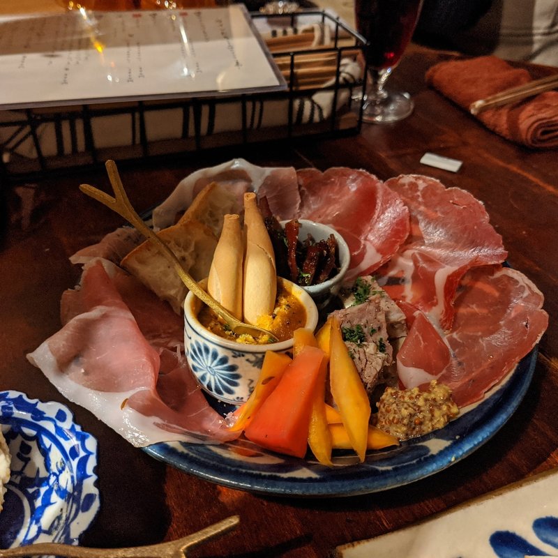 おつまみお肉の盛り合わせ(ニカイノ徒然ルネサンス)