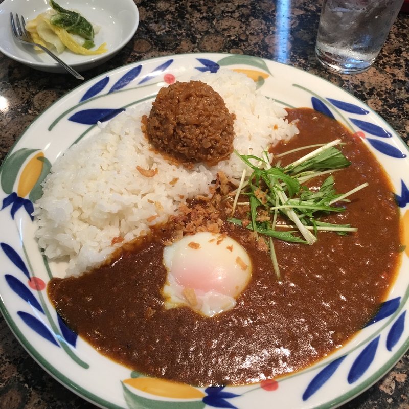 キーマカレー(カレー＆そば ミンガス)