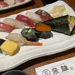 今月のおすすめにぎりランチ(祭雛 ヨドバシ横浜店)