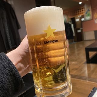ジョッキビール(一亀)
