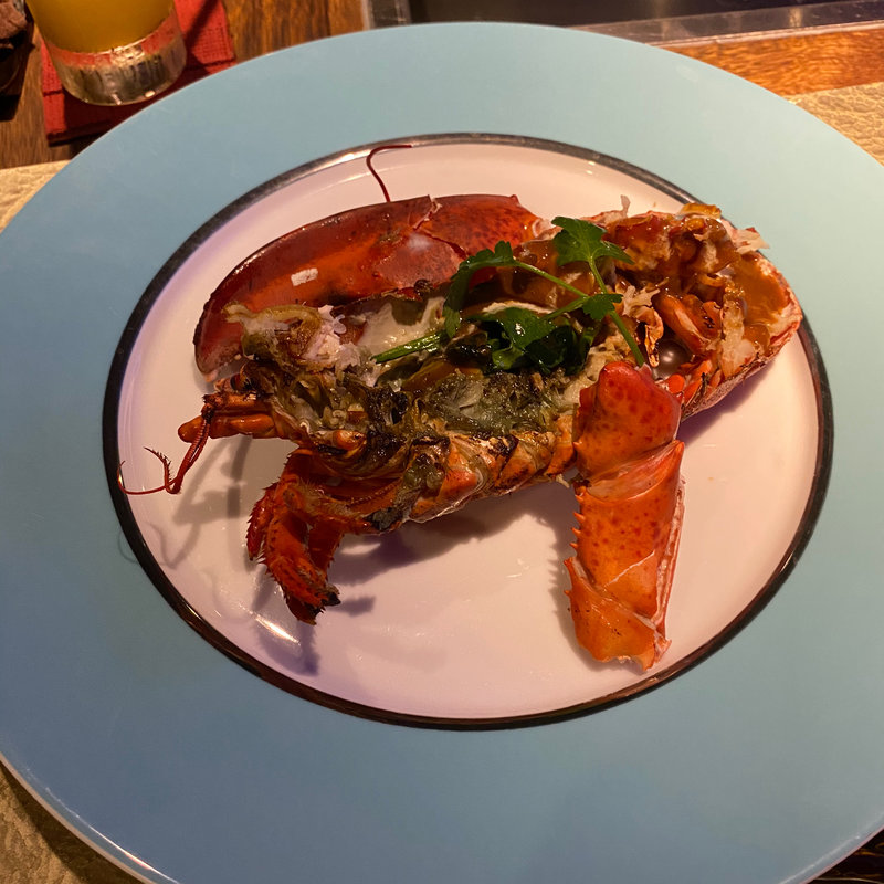 オマール海老の鉄板焼き(銀座 鉄板焼 ORCA)