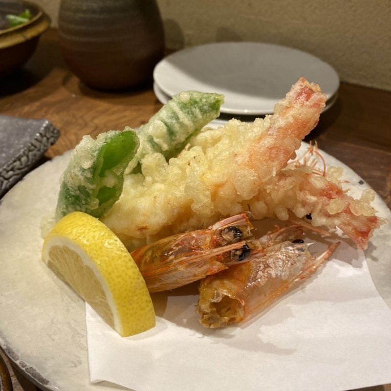 車海老天ぷら(うんすい)