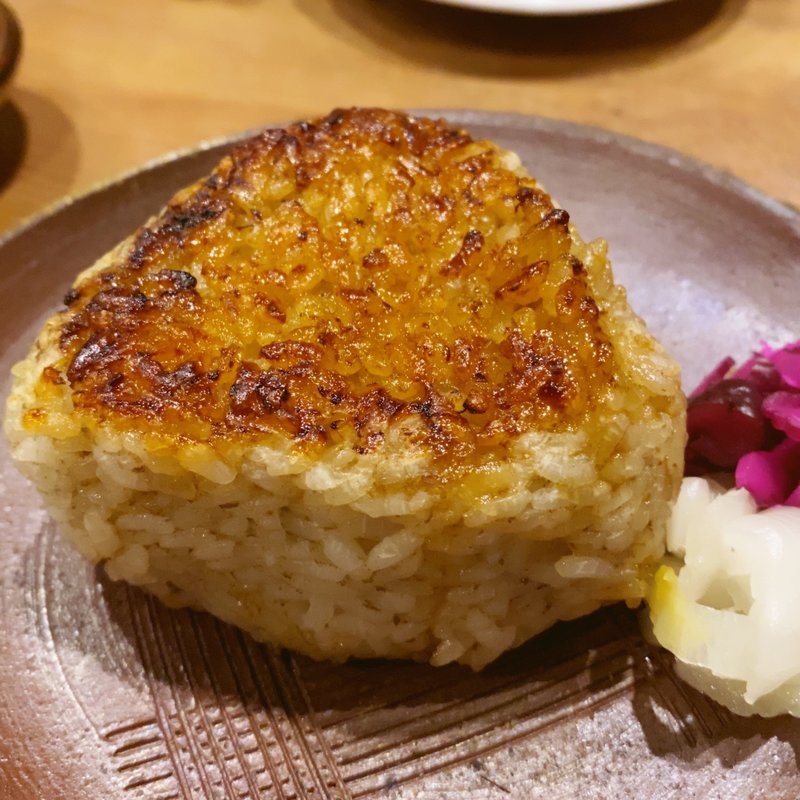 蟹味噌の焼きおにぎり(うんすい)