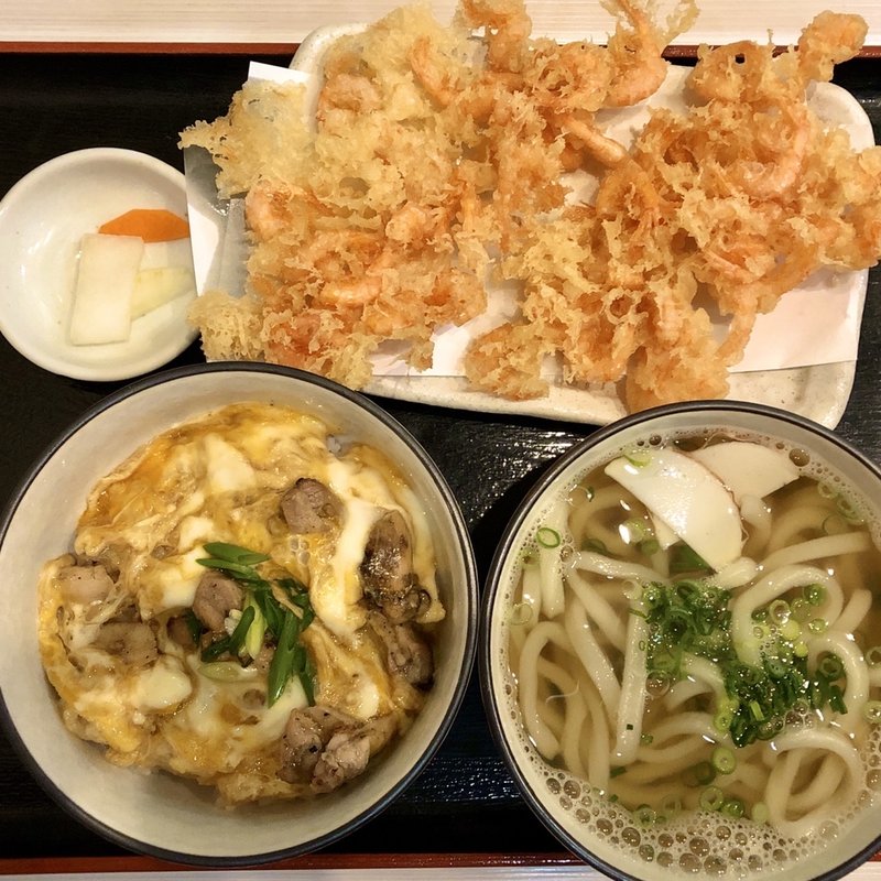 ミニ炙り親子丼 ミニうどん付(さぬきうどん誠屋)
