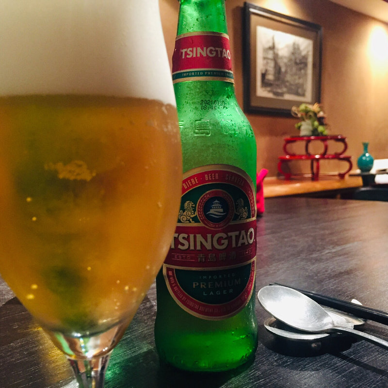 青島ビール(Creative Chinese Restaurant Saburo-Aoki)