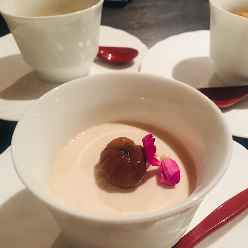 栗のチャイニーズプディング(Creative Chinese Restaurant Saburo-Aoki)