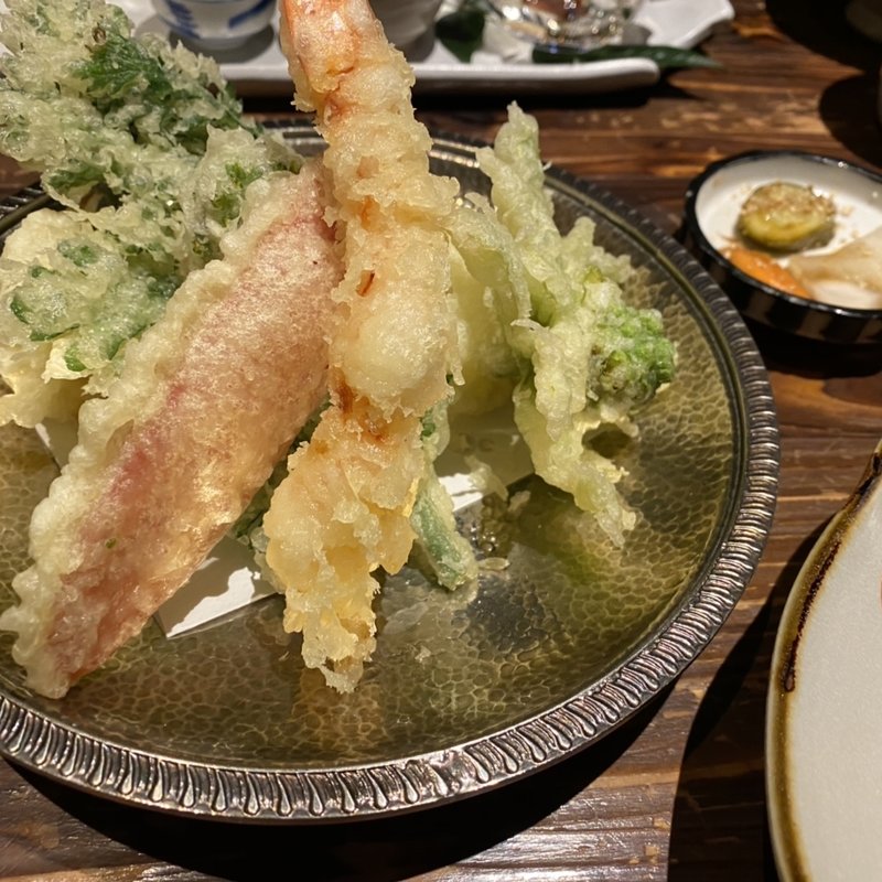 天ぷら盛り合わせ(手打ちそばたか木 )