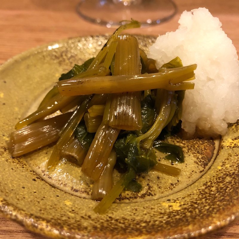 花わさび　しょうゆ漬け(猫も杓子も)