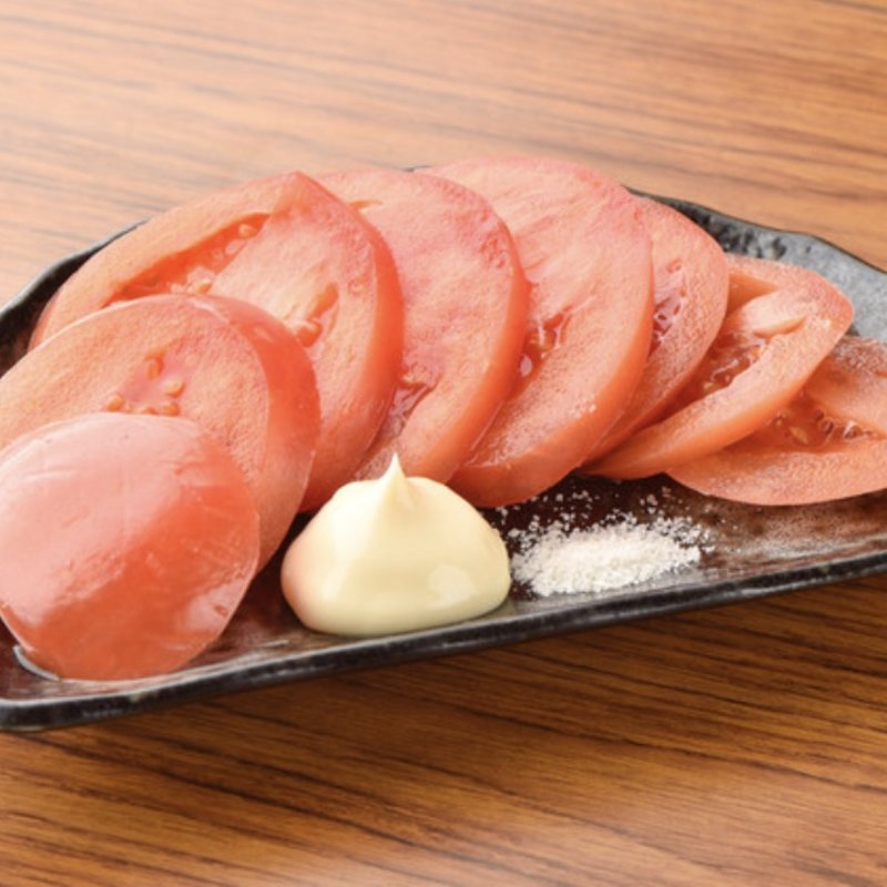 冷やしトマト(もつ焼 煮込み ヤリキ 上野総本店)