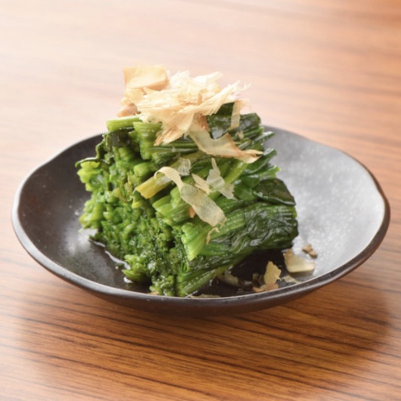 ほうれん草のおひたし(もつ焼 煮込み ヤリキ 上野総本店)