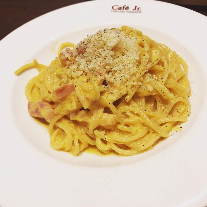 カルボナーラ(イタリアン・トマト Café Jr. 東京電機大学店)