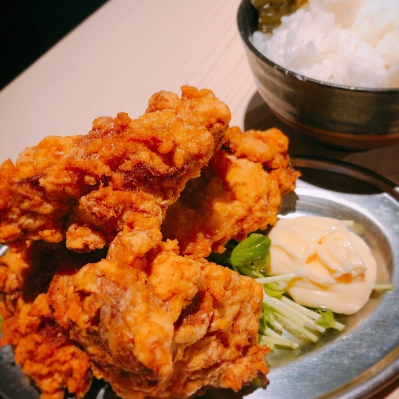 唐揚げとご飯(YAMACHAN)