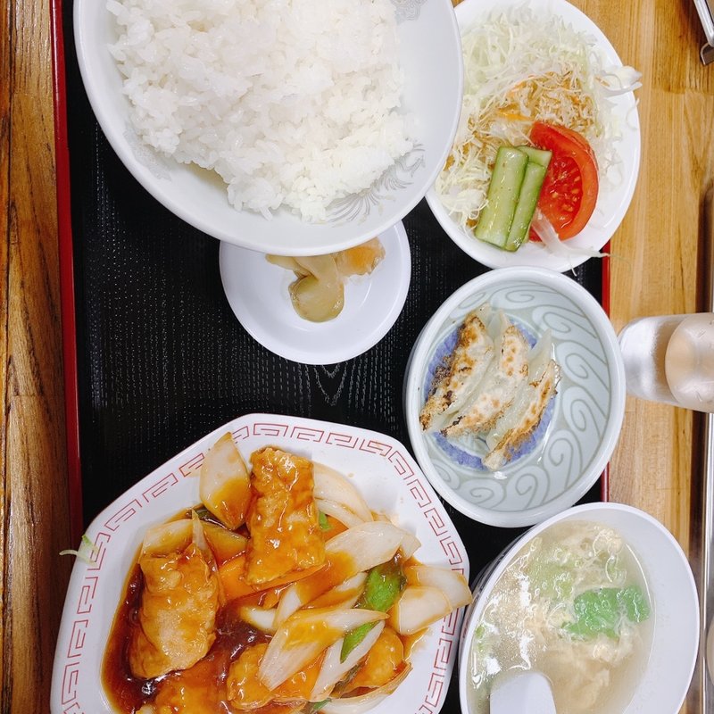 酢豚定食(あさひ亭)