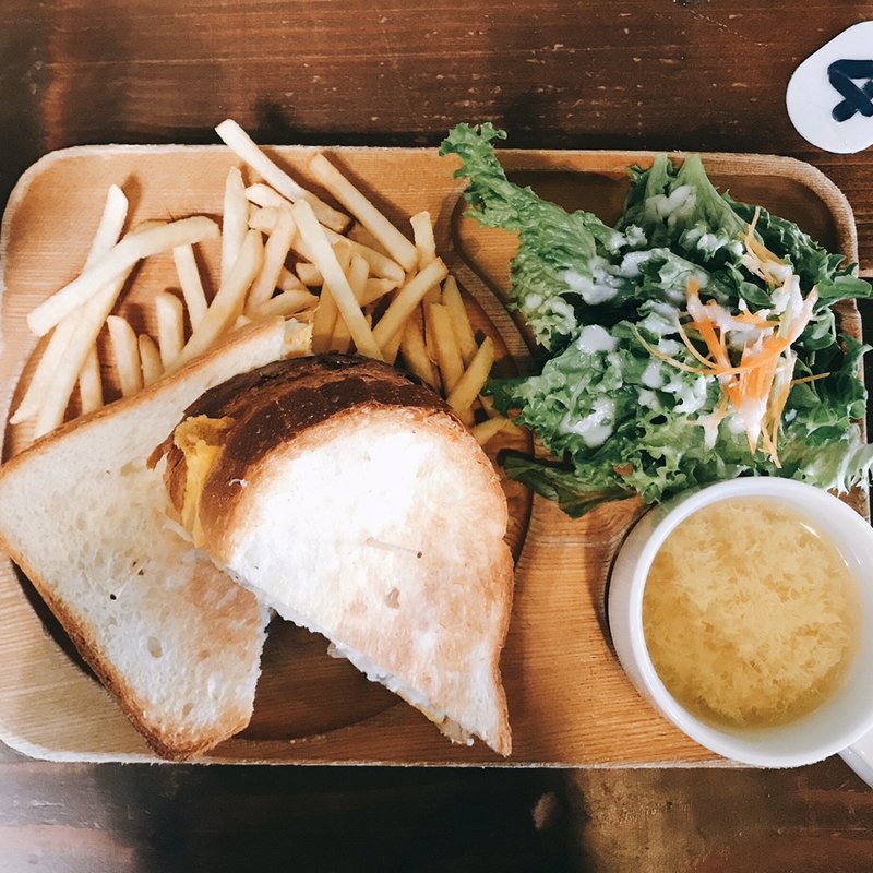 オムレツサンド(さらさ西陣)