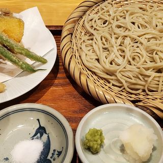 天ぷら蕎麦(蕎麦と酒おもたか)