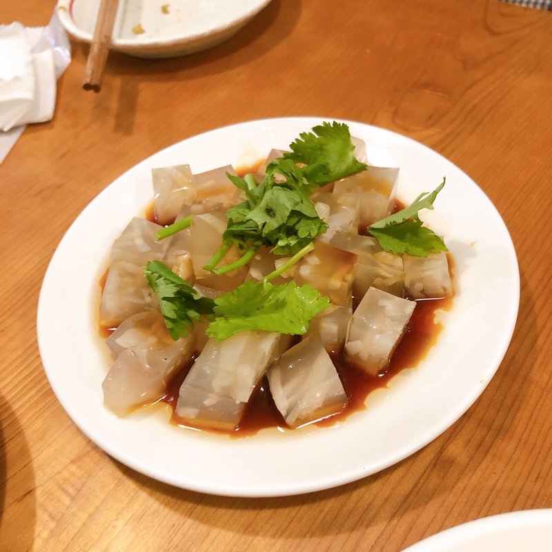 豚のにこごり(羊香味坊)