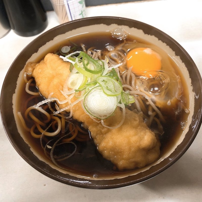 ちくわ天玉そば(百万石 )