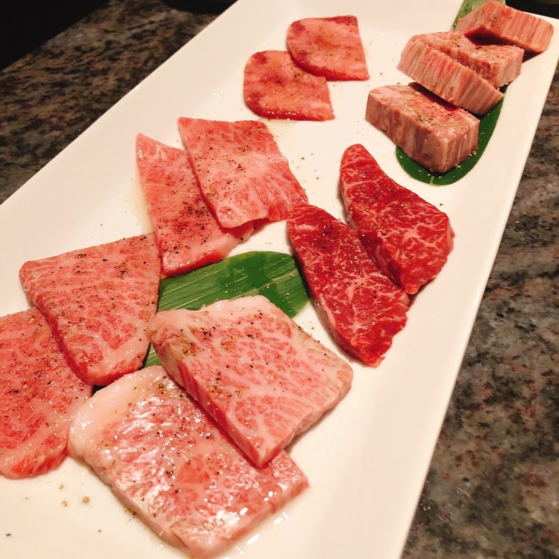 希少部位5種盛り合わせ(焼肉チャンピオン・ペントハウス )