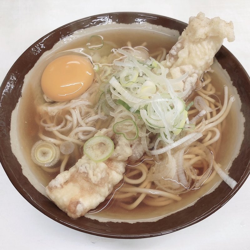 ちくわ天玉そば(立食いそば処 きそば)