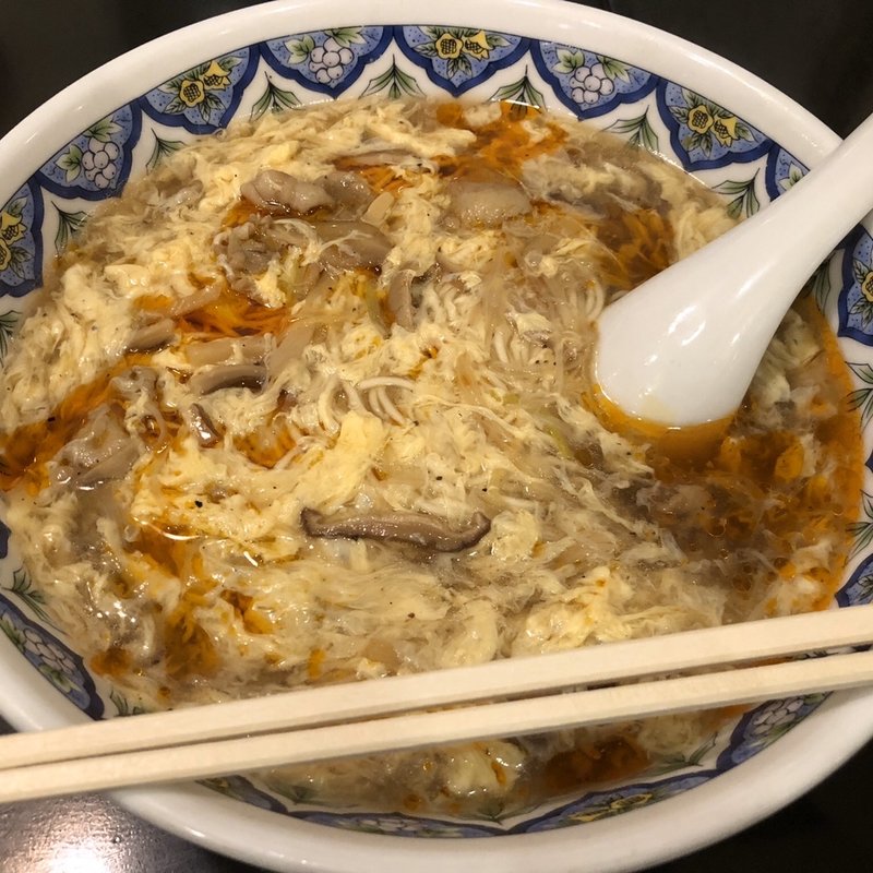 スーラータンメン(中国ラーメン揚州商人 赤坂店)