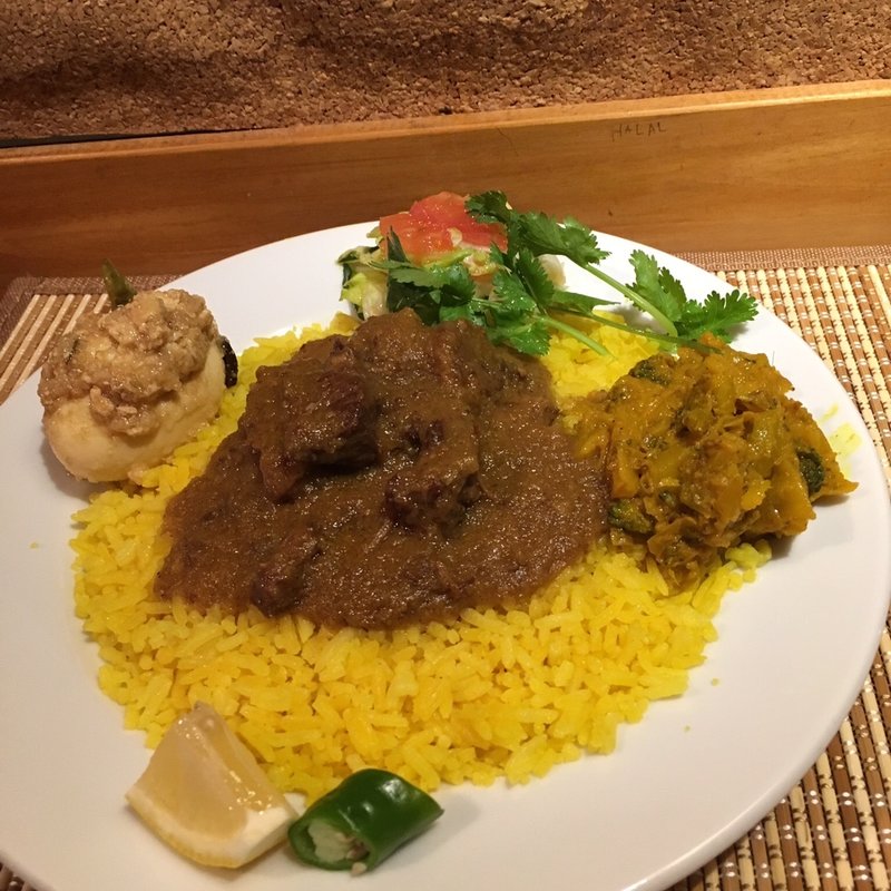 本日のランチメニュー(ベンガルカレーファクトリー)