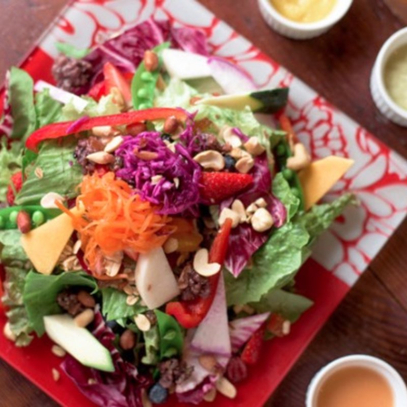 旬熟成オリジナルパワーサラダ　自家製酵素ドレッシング(旬熟成 六本木店)