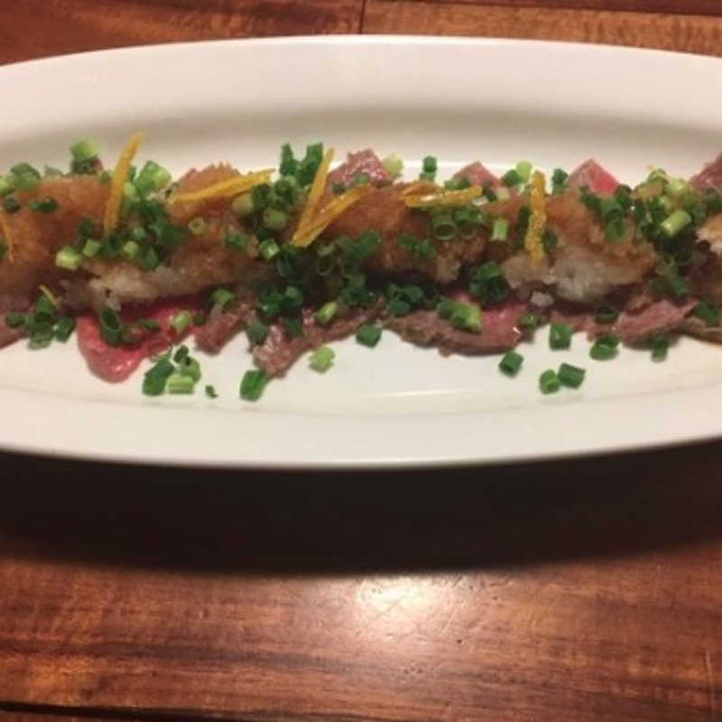 熟成牛のたたきおろしポン酢(旬熟成 六本木店)