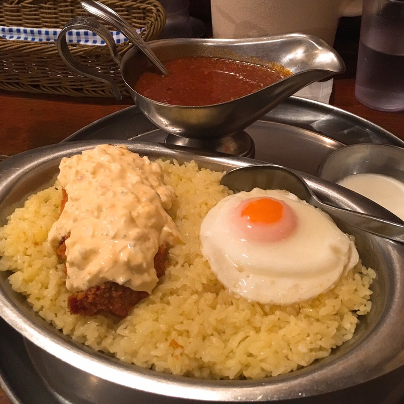 チキンパコラ定食(インド定食ターリー屋 西新宿本店)