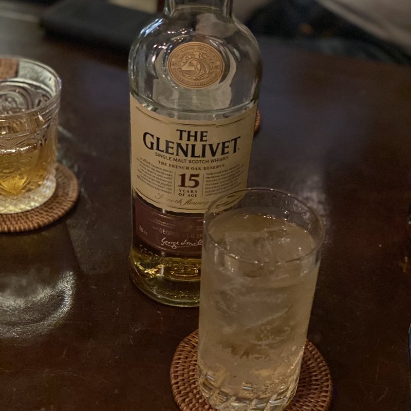 グレンリベット15年(バッフィ・バルバ （SHOT BAR BAFFI・BARBA）)