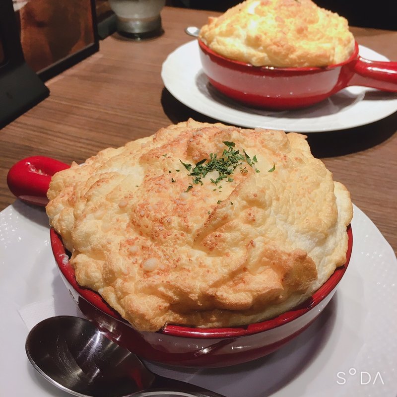 窯焼きふらふらスフレドリア(星乃珈琲店 KITTE博多)