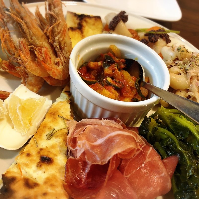 前菜盛り合わせ(ピッツェリア モリタ)