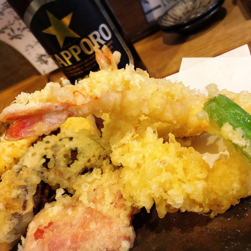 天ぷら盛り合わせ(そば二十三)